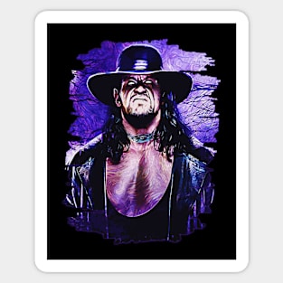 The undertaker \\ WWE \ Brush Art Sticker